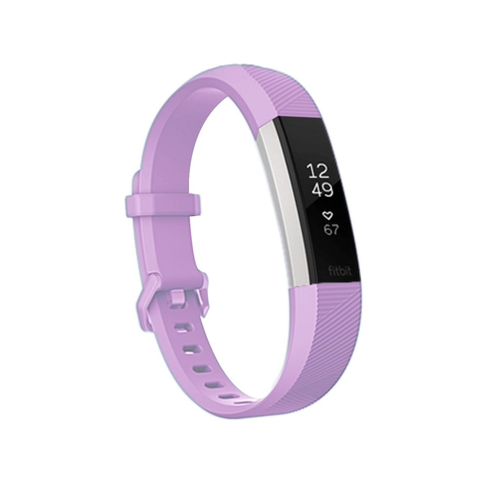 Wewoo - Bracelet Violet pour en silicone Fitbit Alta Smart Watch, longueur: environ 23,8 cm clair - Bracelet connecté