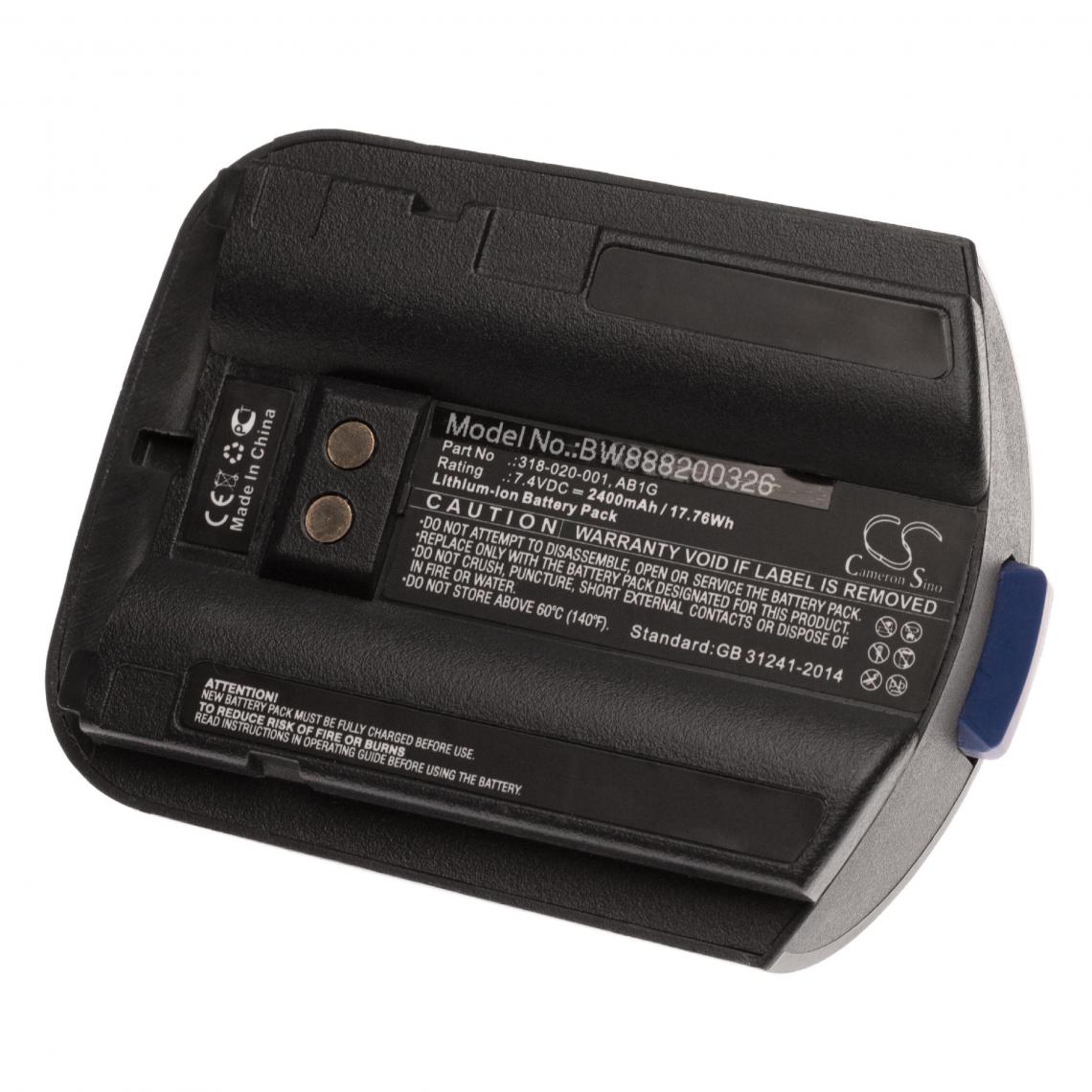 Vhbw - vhbw Li-Ion batterie 2400mAh (7.4V) pour ordinateur portable scanner comme Intermec 318-020-001, AB1G - Caméras Sportives
