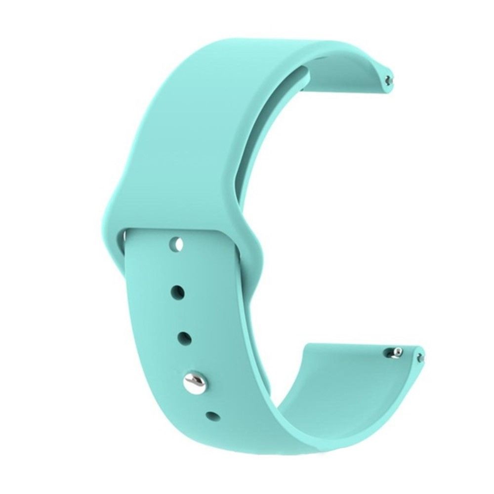 marque generique - Bracelet en silicone flexible cyan pour votre Samsung Galaxy Watch Active 40mm SM-R500 - Accessoires bracelet connecté