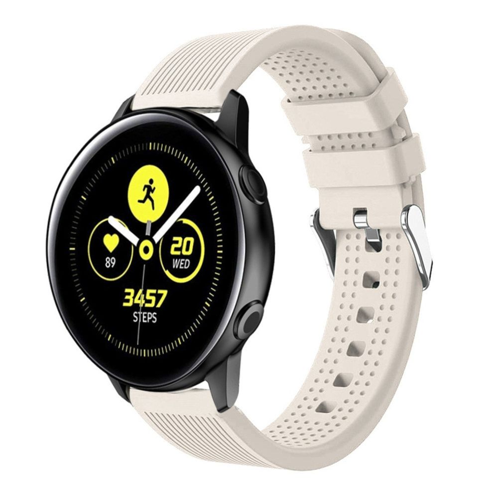Wewoo - Bracelet pour montre connectée en silicone Smart Watch Garmin Vivoactive 3 Kaki - Bracelet connecté