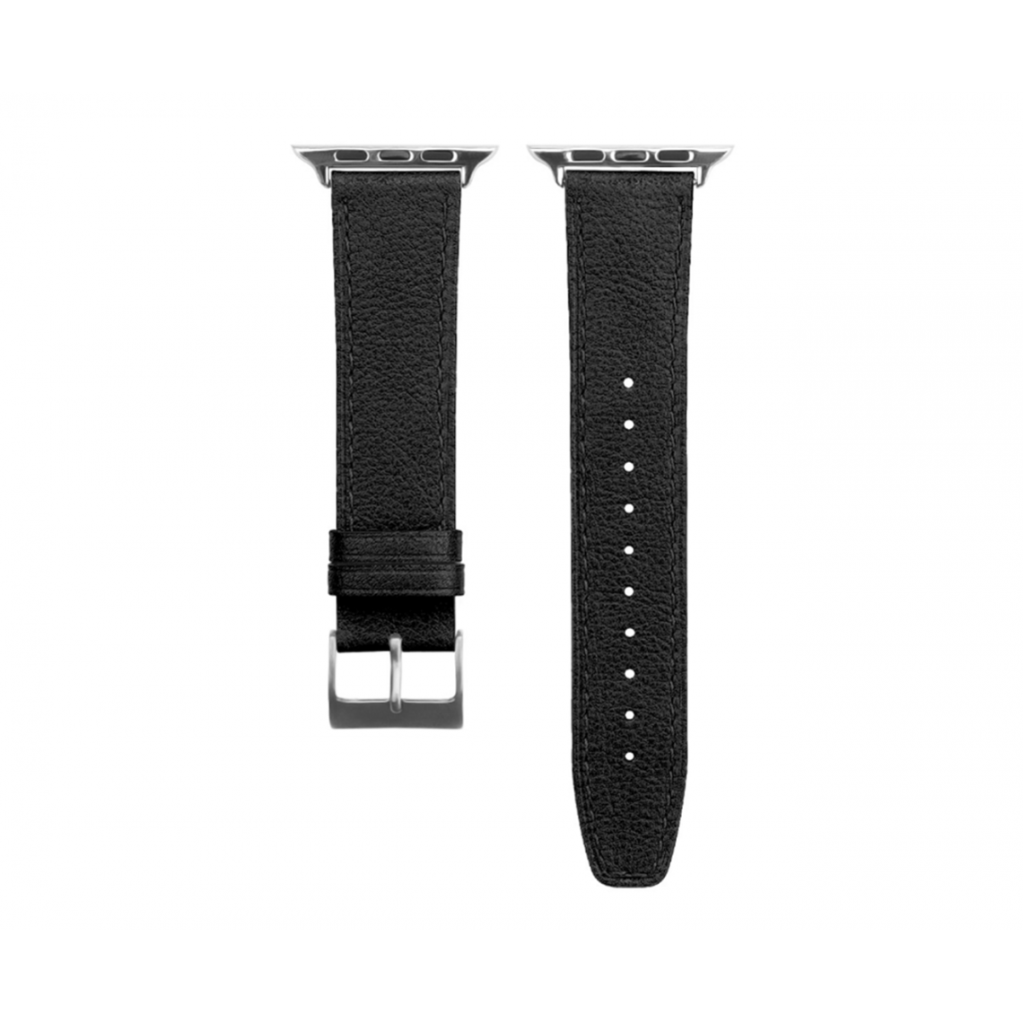 Generic - B28 Black Requillage Bracelets de remplacement 42mm 44mm 44mm 45mm Cuir Sport Sport en cuir pour Apple Iwatch 7654321 SE - Accessoires Apple Watch