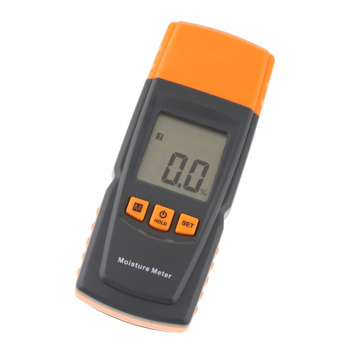 marque generique - 20% ~ 90% lcd humidimètre numérique bois humidimètre testeur d'humidité bois détecteur - Détecteur connecté