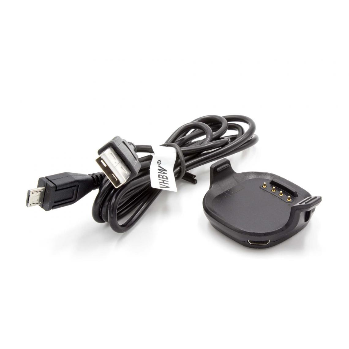 Vhbw - vhbw Station de chargement Chargeur avec câble Micro USB pour Smartwatch Garmin Forerunner 10 petite montre. - Accessoires montres connectées