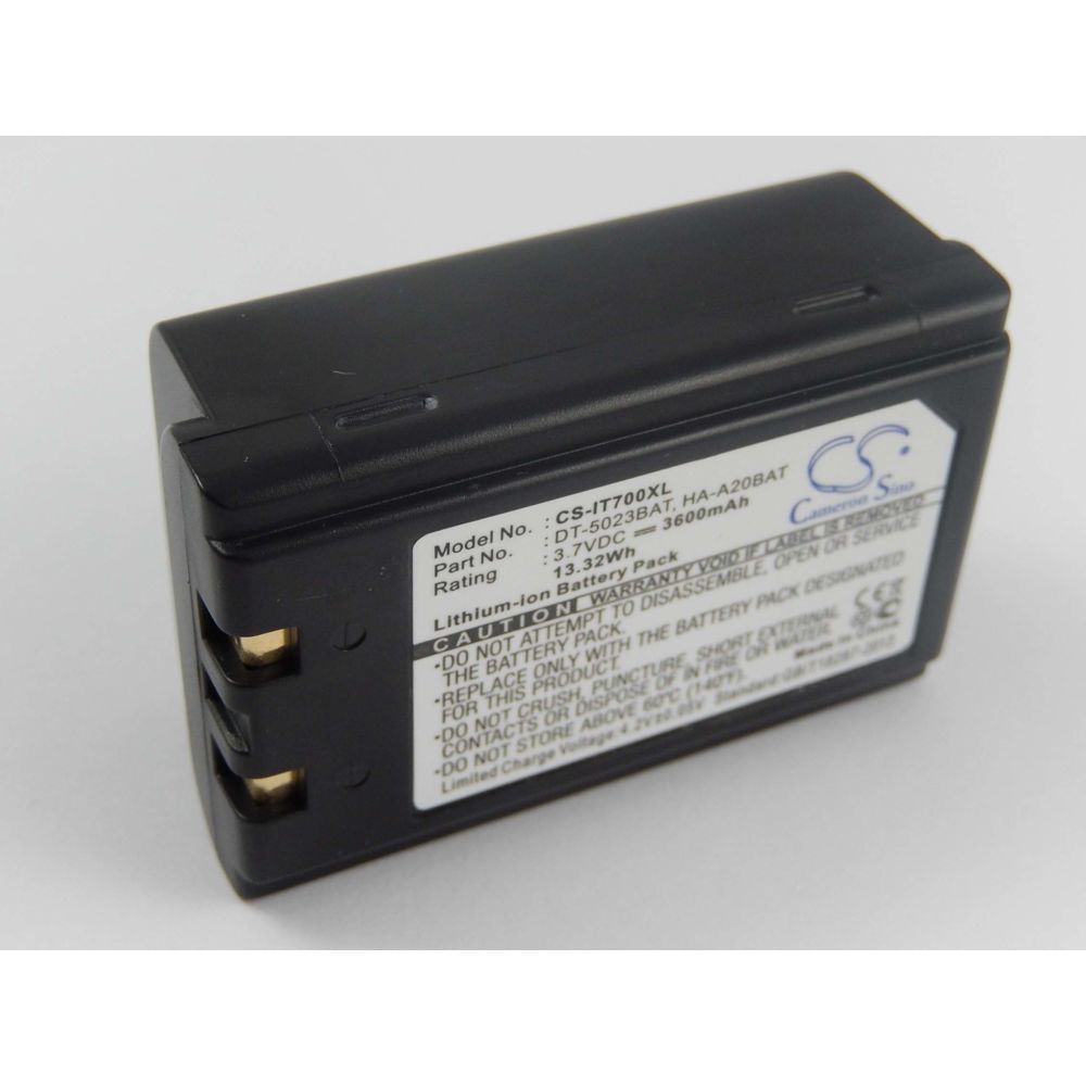 Vhbw - vhbw Li-Ion batterie 3600mAh(3.7V)pour lecteur de codes-barres,terminal de poche, PDA, POS Casio Cassiopeia IT-700 M30, IT-700 M30E comme 20-36098-01. - Caméras Sportives