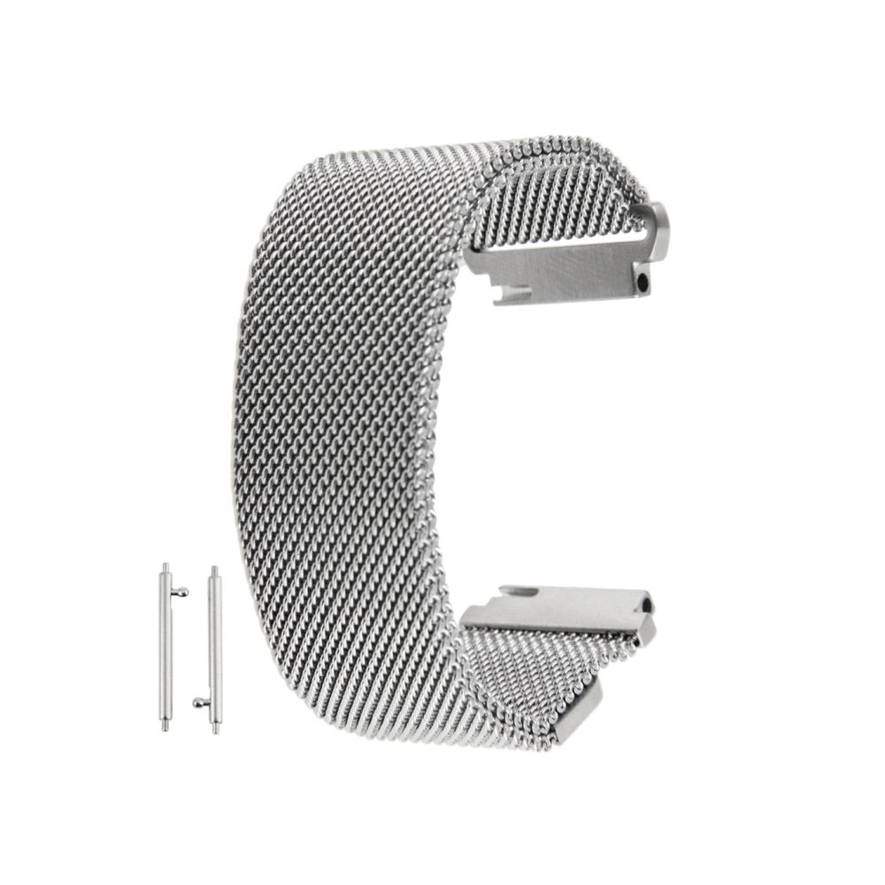 Wewoo - Bracelet pour Huawei Montre 18mm Magnétique Milanese Boucle En Acier Inoxydable Aimant Fermeture Serrure - Bracelet connecté