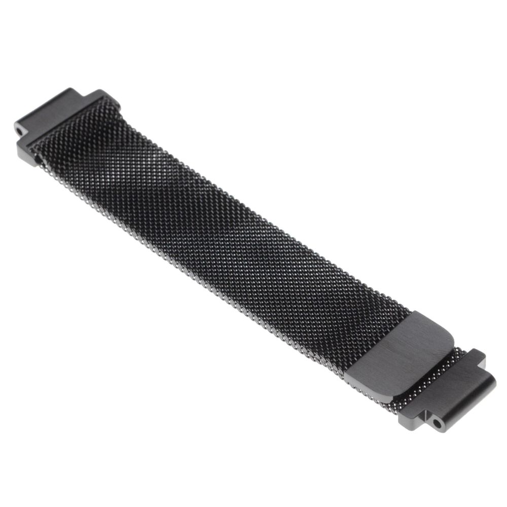 Vhbw - vhbw bracelet acier inoxydable noir fermeture magnétique compatible avec Garmin Approach S20, S5, S6 - Accessoires montres connectées
