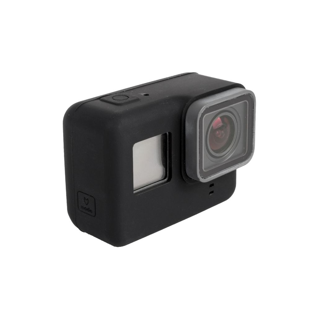 Wewoo - Coque noir pour GoPro HERO5 Silicone boîtier de protection de Shell - Caméras Sportives