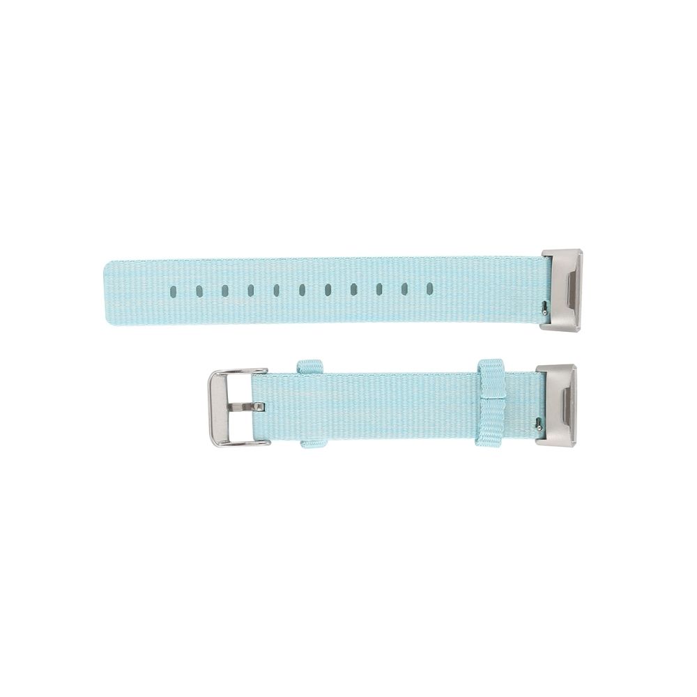 Wewoo - Bracelet pour montre connectée en nylon Fitbit Charge 3 bleu - Bracelet connecté