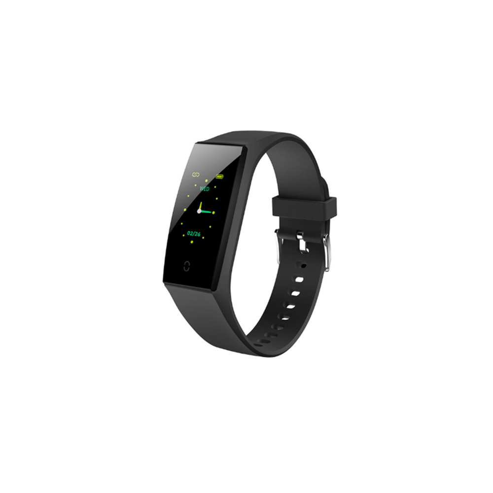 Generic - Moniteur de fréquence cardiaque Bluetooth Fitness Tracker Smart Wristband noir - Montre connectée