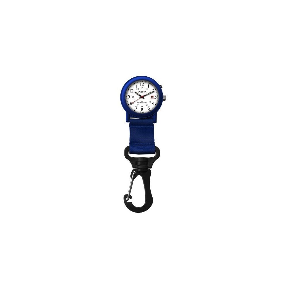 Dakota - Dakota Light Backpacker Clip Watch w/Dial Light - Blue - Caméras Sportives