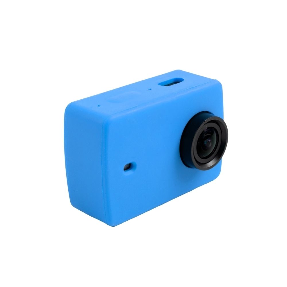 Wewoo - Coque bleu pour Xiaomi Yi II Action Sport Caméra Silicone Boîtier de protection Housse de Shell - Caméras Sportives
