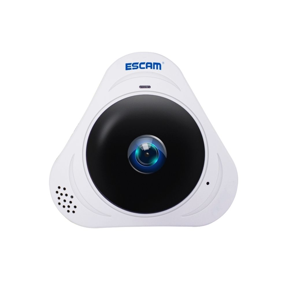 Wewoo - Caméra IP WiFi blanc Q8 960 P 360 Degrés Fisheye Objectif 1.3MP WiFi IP, Détection de Mouvement / Vision Nocturne, IR Distance: 5-10m - Caméra de surveillance connectée