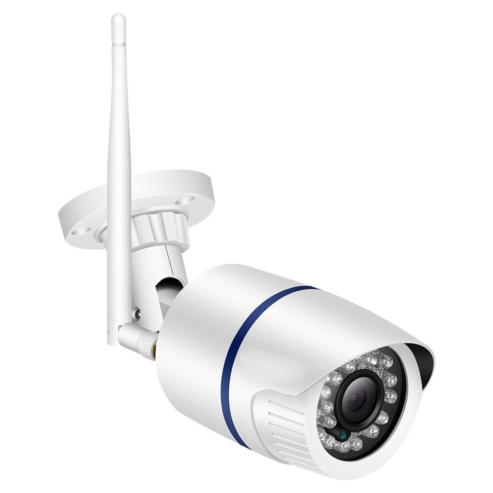 Generic - HD720P Wireless Home Security WIFI IP extérieure vision nocturne IR Caméra Mouvement UE blanc - Caméra de surveillance connectée