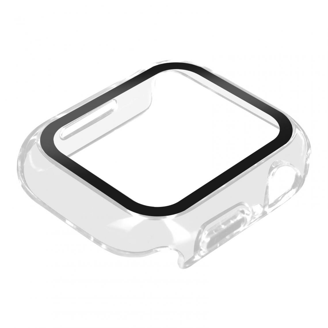 Avizar - Coque Apple Watch Serie 7 (41mm) Rigide Finition Soft-touch Enkay transparent - Accessoires Apple Watch