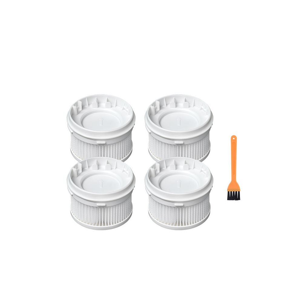 Generic - 4pcs Filtre HEPA+1pc peigne jaune pour Xiaomi Mijia aspirateur sans fil 1C - Accessoire entretien des sols