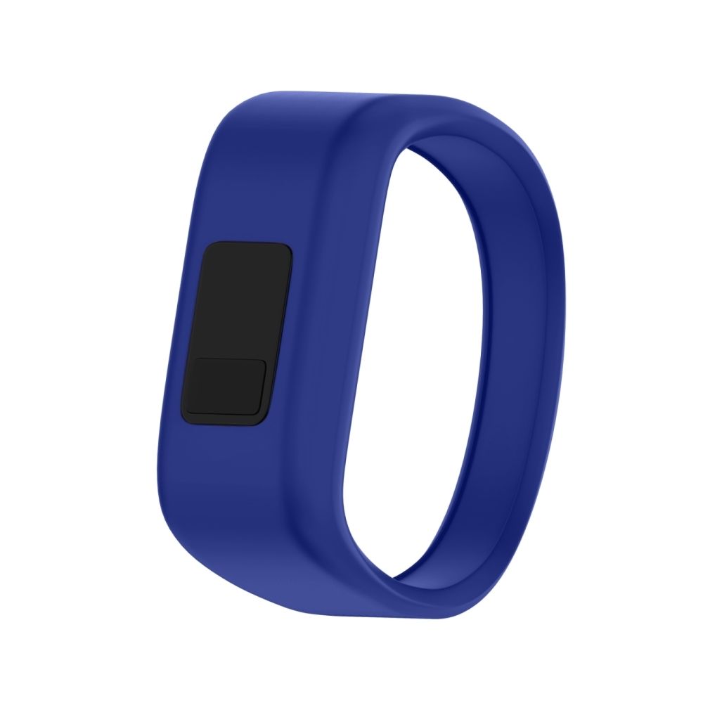 Wewoo - Bracelet pour montre connectée Dragonne Sport en silicone Garmin Vivofit JRTaille Grand Bleu - Bracelet connecté
