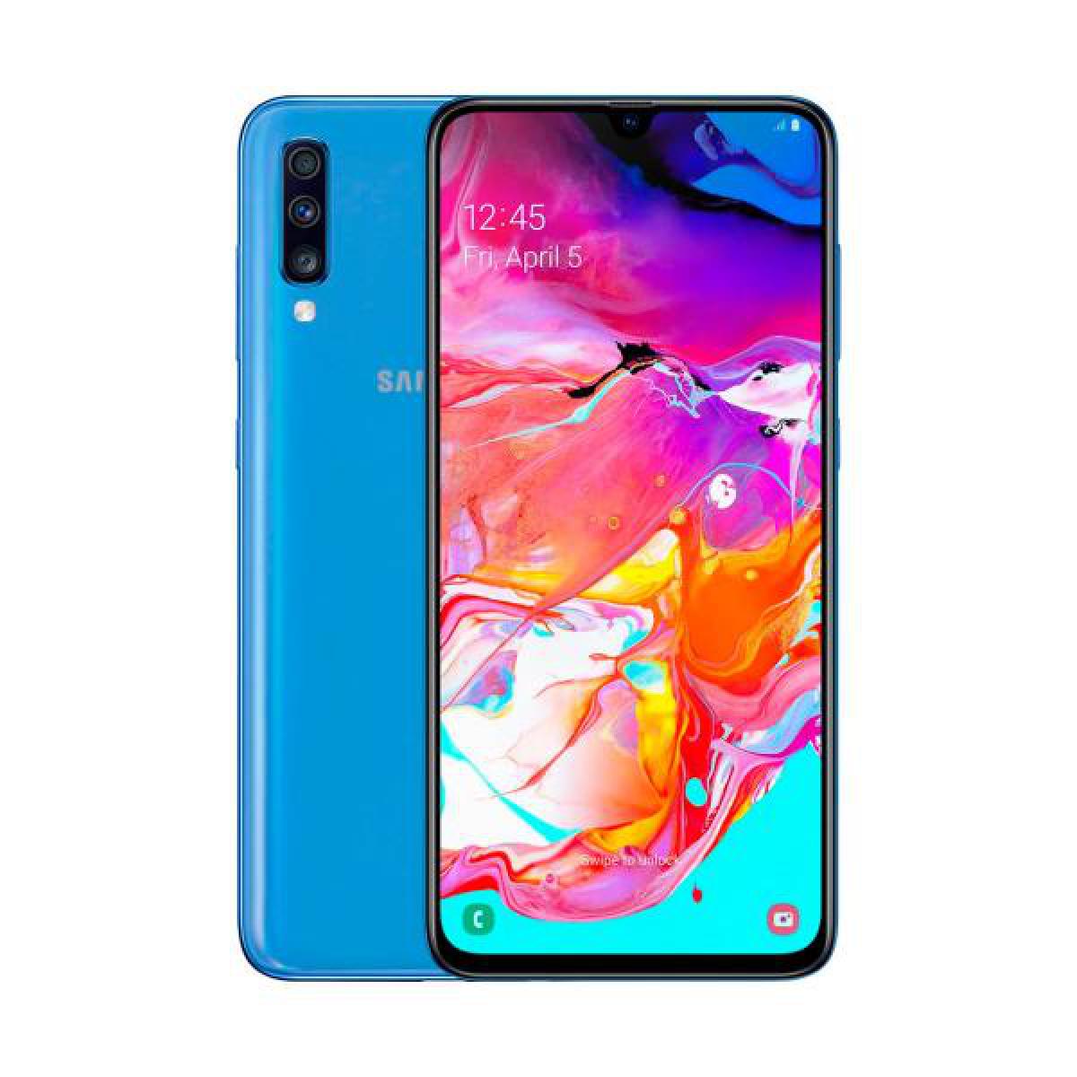 Samsung - Samsung Galaxy A70 Azul Móvil 4g Dual Sim 6.7'' Super Amoled Fhd+/8core/128gb/6gb Ram/32mp+5mp+8mp/32mp - Bracelet connecté
