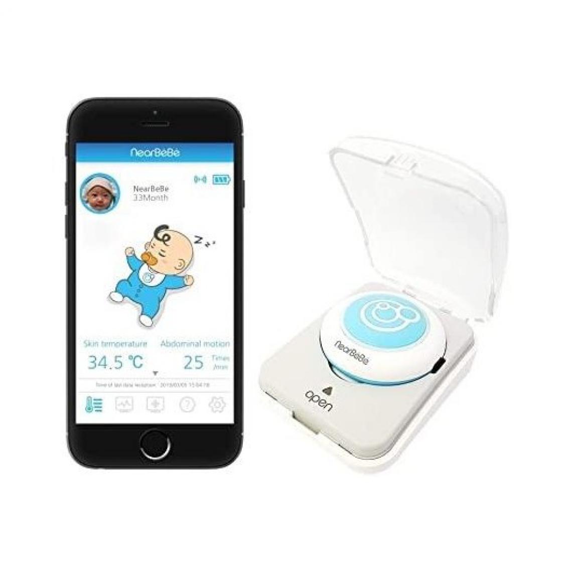 Nearbebe - NearBeBe Care, le moniteur pour bébé connecté à votre smartphone - Babyphone connecté