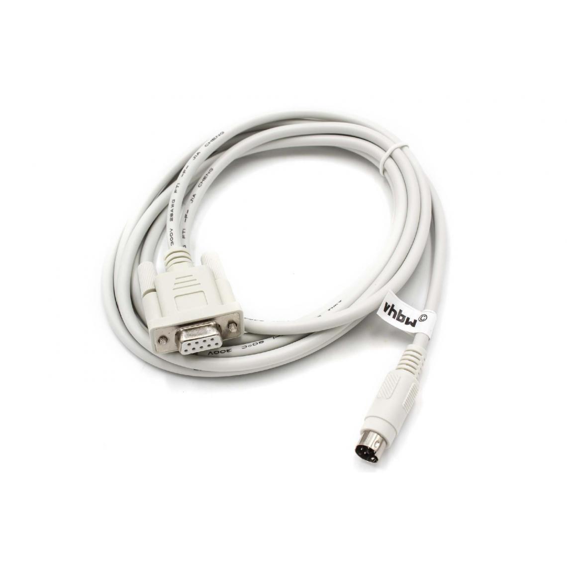 Vhbw - vhbw Câble adaptateur série RS-232 compatible avec Panasonic FP-G, FP-X, FP0, FP2 PCs et périphérique 250 cm gris - Autre appareil de mesure