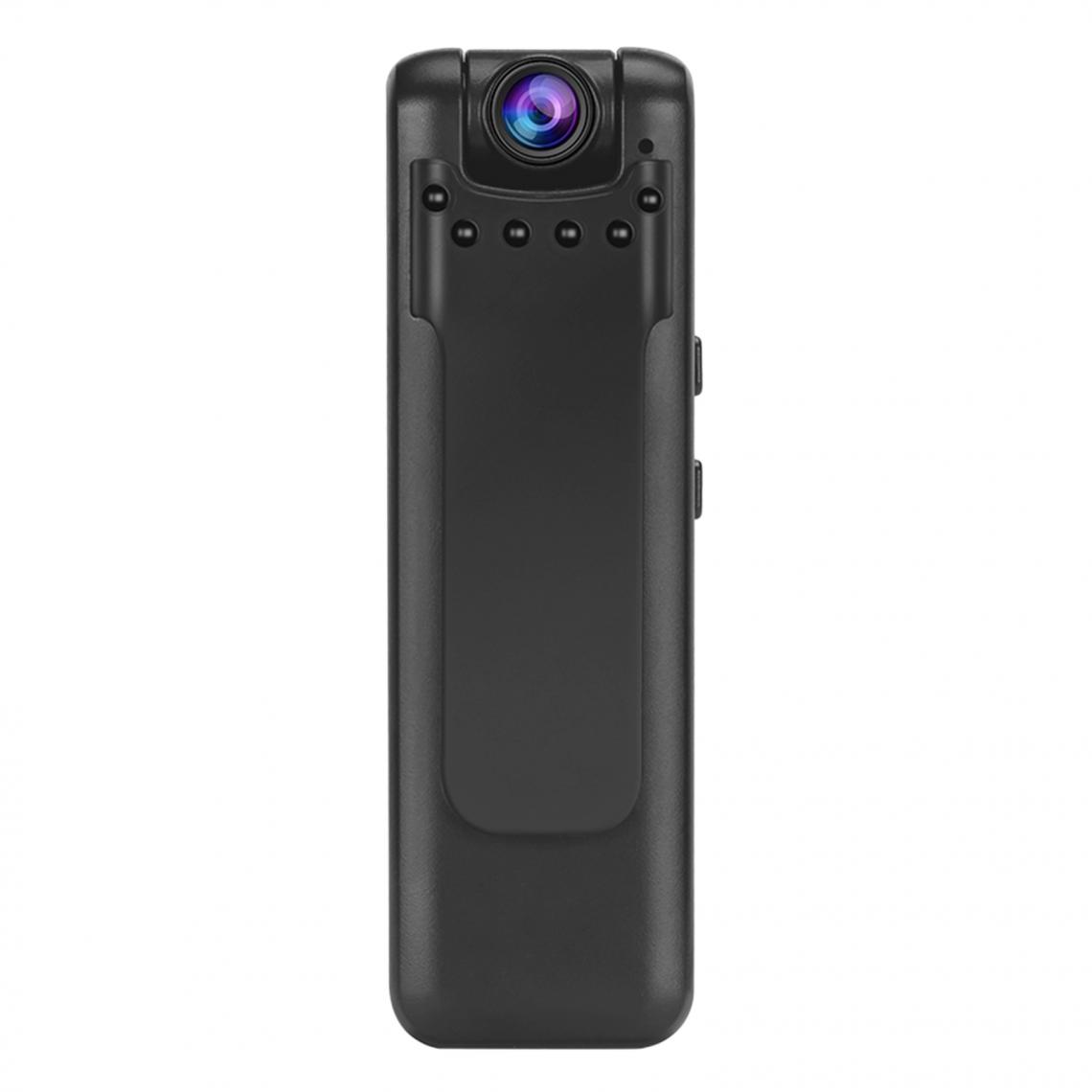 marque generique - Mini Caméra Corporelle Portable 1080P Caméra Cachée Portable Personnelle Et Clip Arrière - Caméra de surveillance connectée