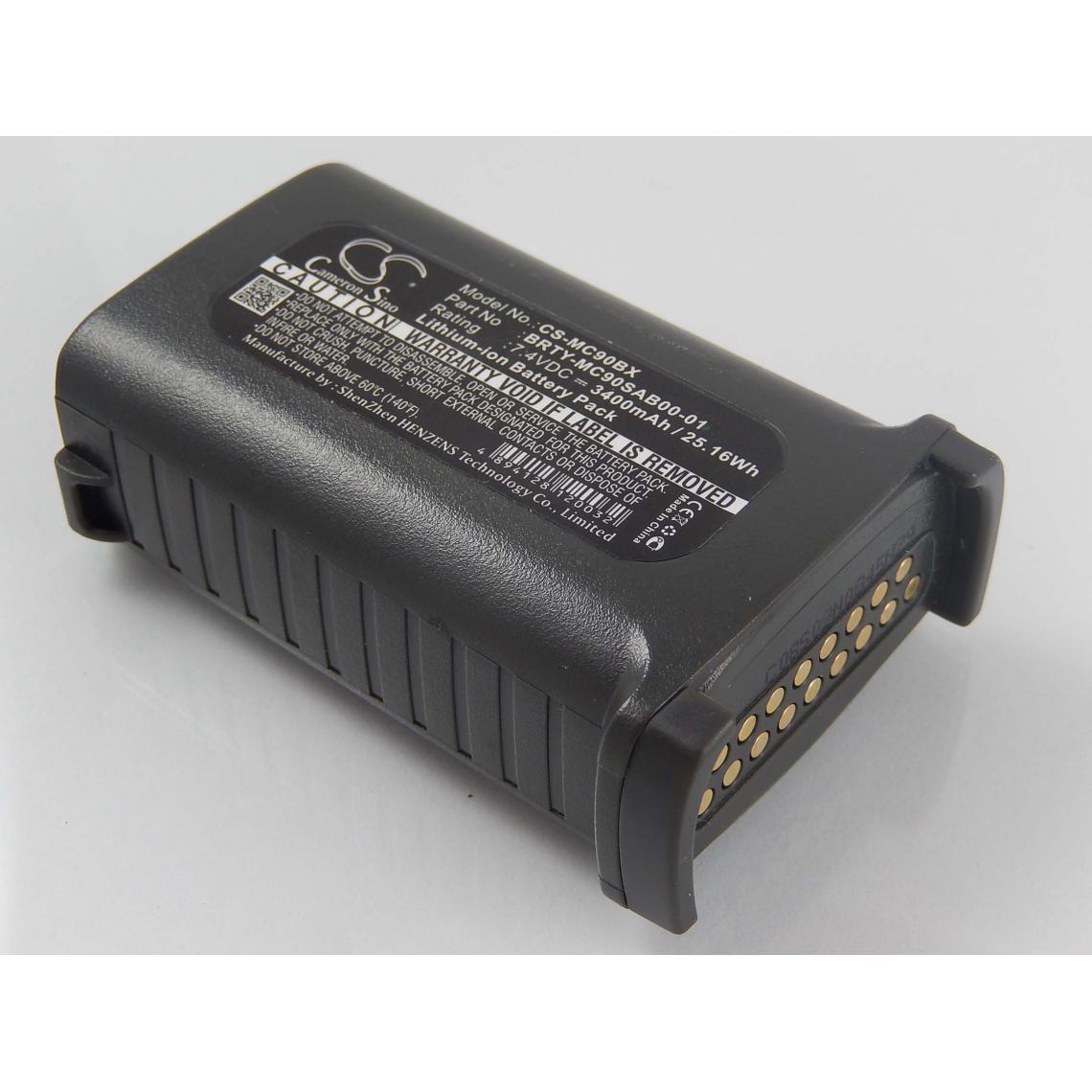 Vhbw - vhbw Batterie remplacement pour Symbol KT-21-61261, KT-21-61261-01 pour ordinateur handheld (3400mAh, 7,4V, Li-ion) - Caméras Sportives