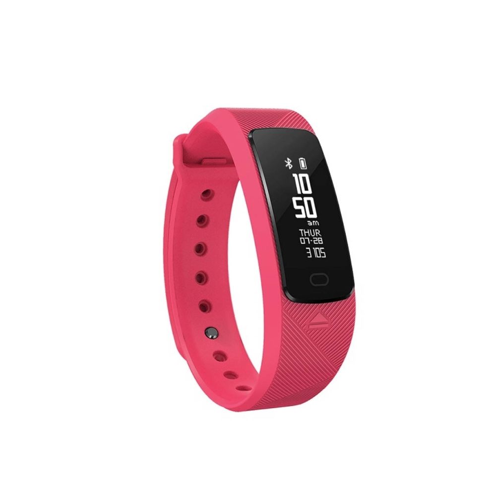 Wewoo - Bracelet connecté rouge Fitness Tracker Bluetooth 4.0 Smart Bracelet, IP67 imperméable à l'eau, les modes de sport de soutien / moniteur de fréquence cardiaque / de pression artérielle / de sommeil - Bracelet connecté
