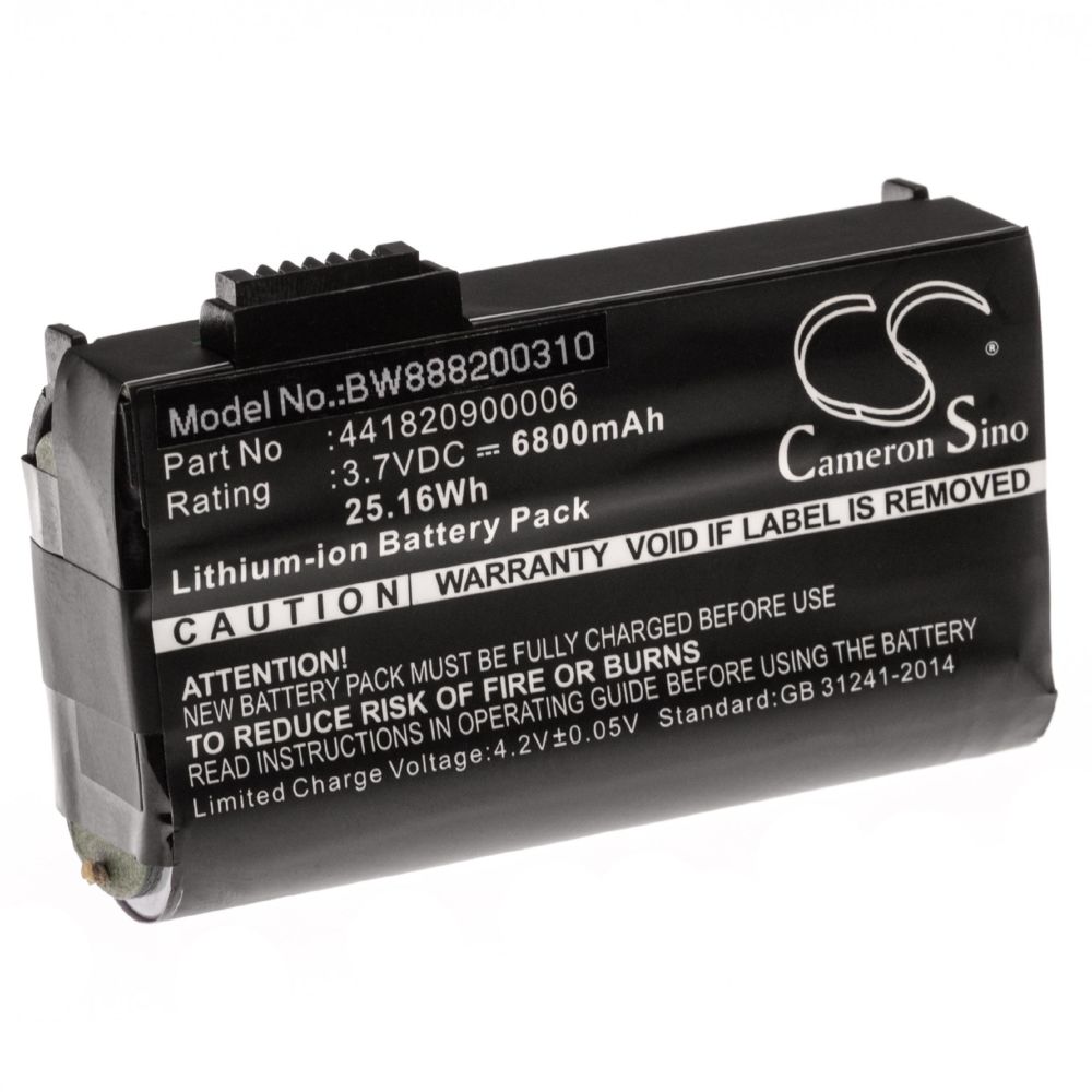 Vhbw - vhbw batterie pour scanner de code-barres POS comme Sokkia 60991 6800mAh (3.7V) Li-Ion - Caméras Sportives