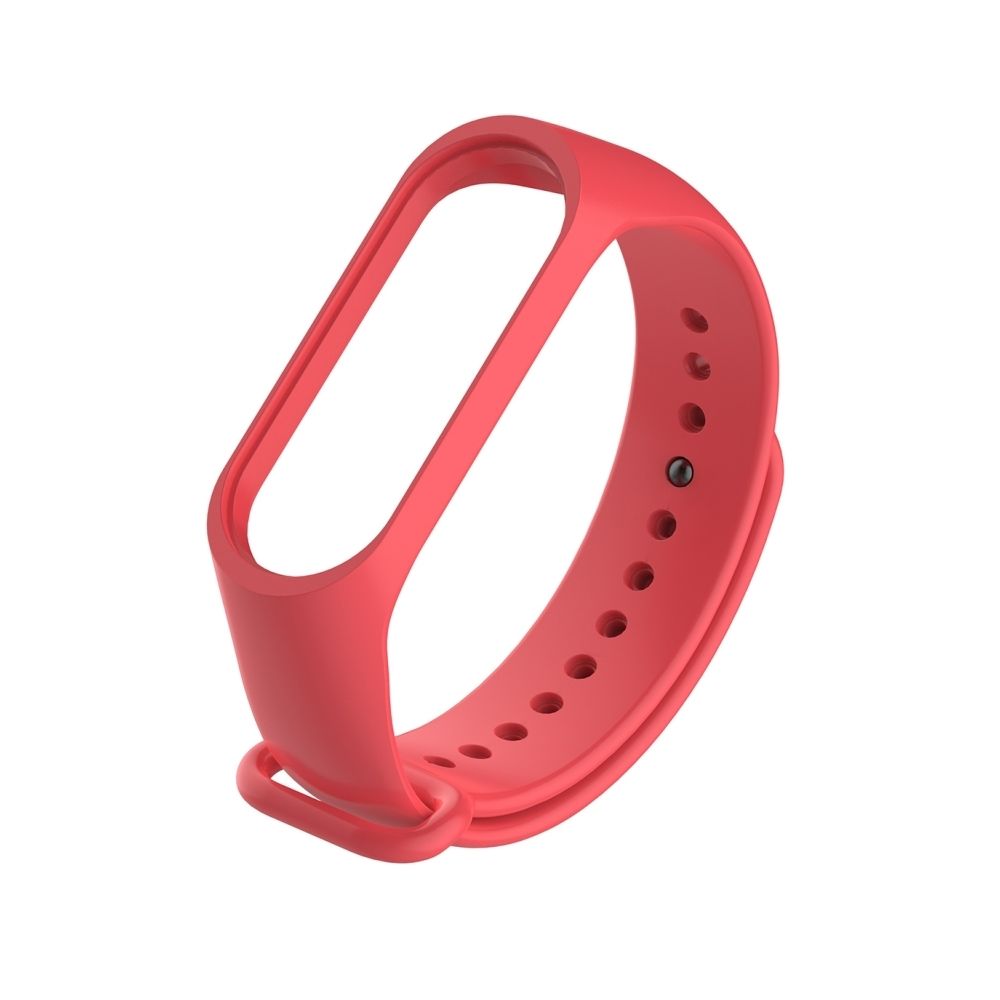 Wewoo - Bracelet montre bracelet en caoutchouc silicone bracelet poignet remplacement de bande pour Xiaomi Mi bande 3 (rouge) - Bracelet connecté