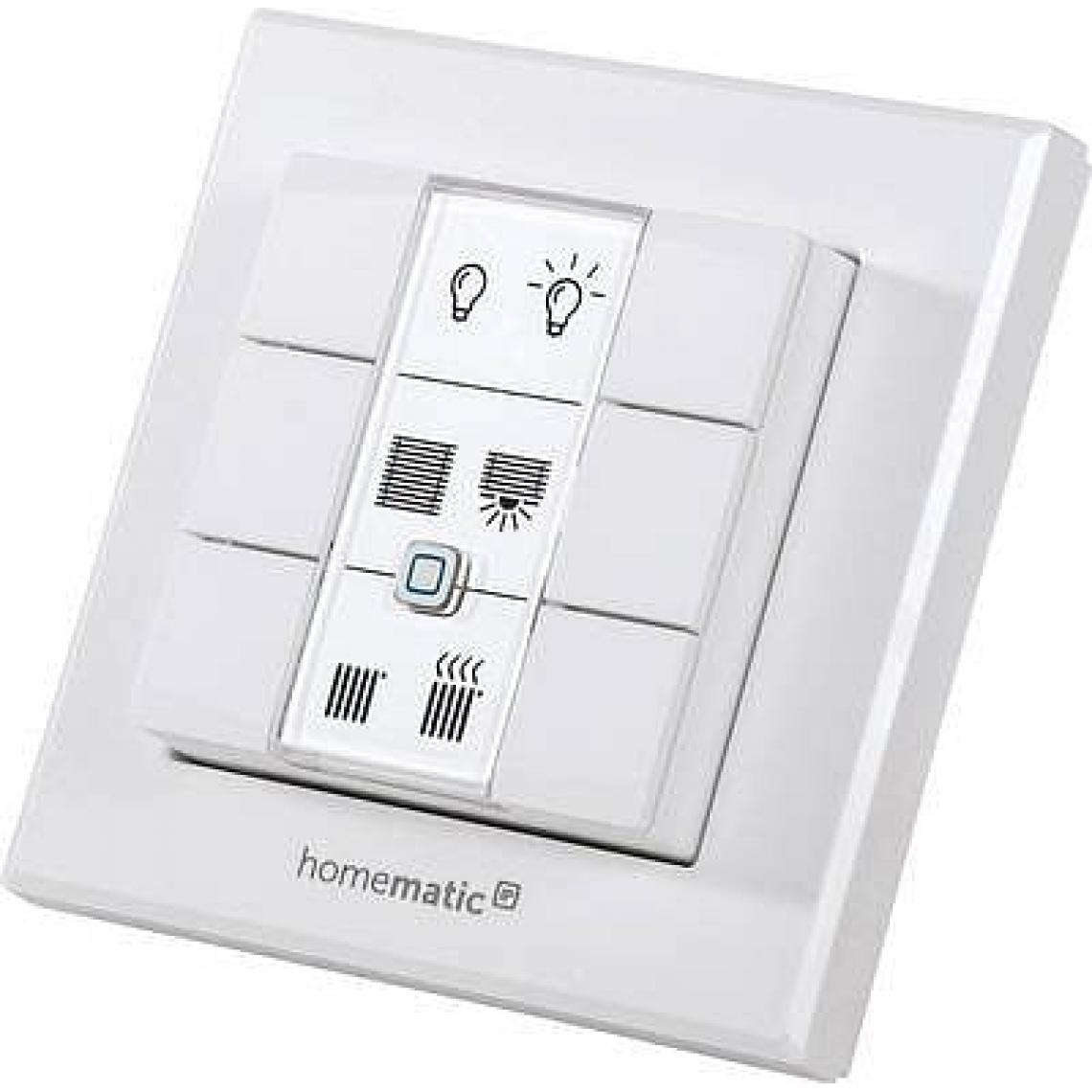Homematic Ip - Télécommande murale sans fil type interrupteur avec 6 boutons - Homematic Ip - Détecteur connecté