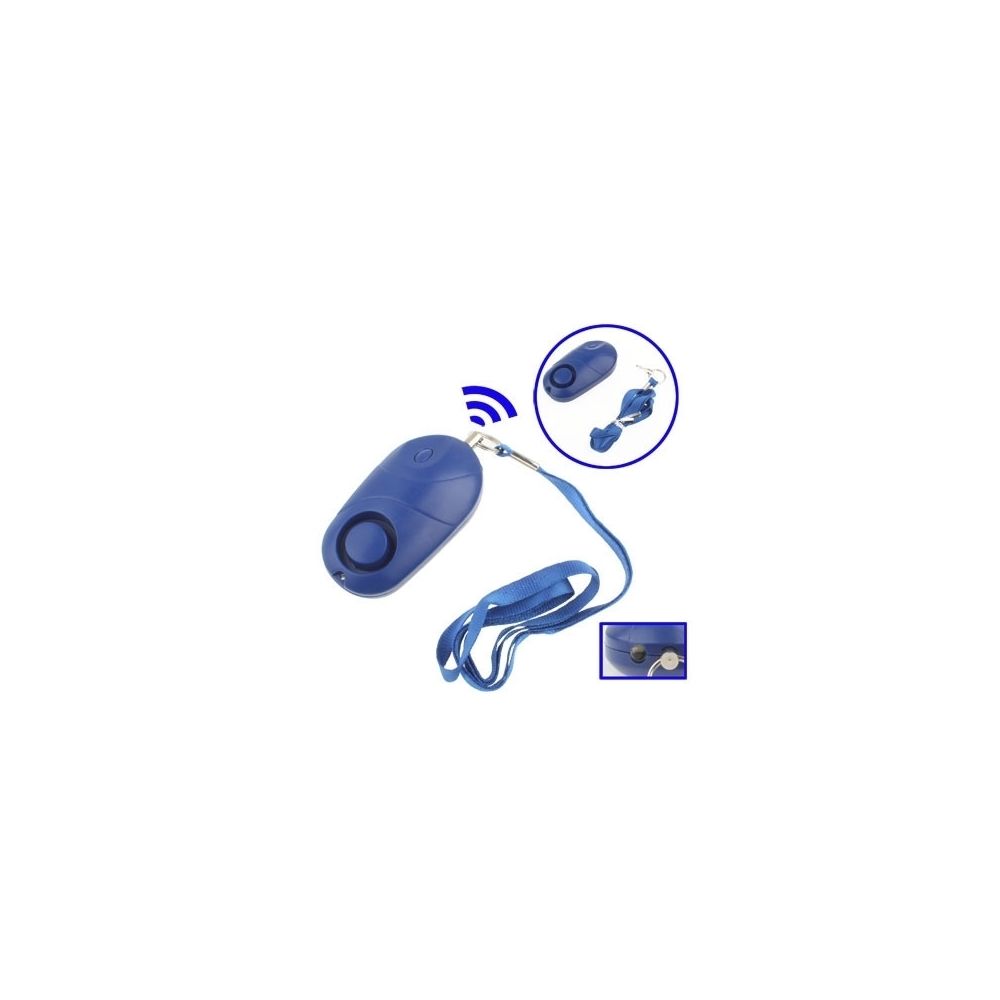 Wewoo - Alarme sonore bleu Sécurité d'alarme personnelle avec lampe de poche / sangle de cou - Alarme connectée