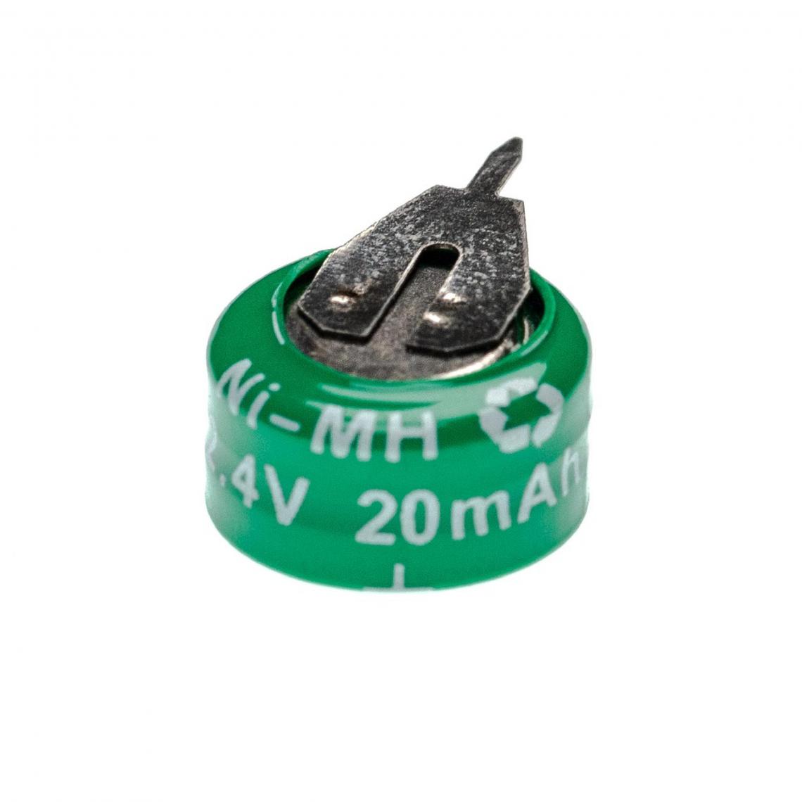 Vhbw - vhbw Batterie remplacement pour 2/V15H pour modèlisme RC (20mAh, 2,4V, NiMH), avec connexion à 2 broches - Autre appareil de mesure