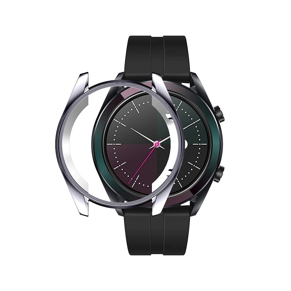 Wewoo - Boîtier de montre Pour Huawei GT 42mm Elegant TPU Housse de protection Gris - Accessoires montres connectées