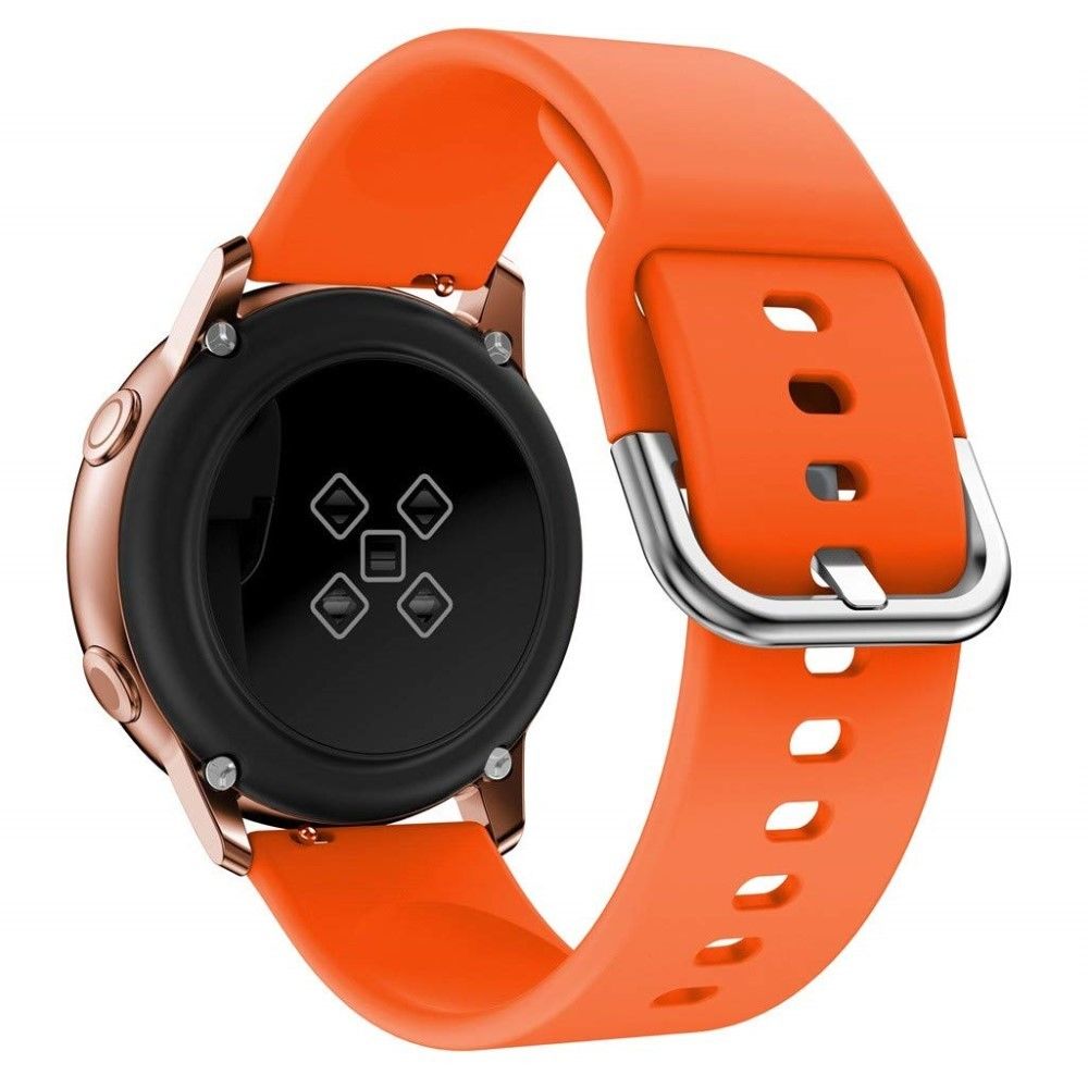marque generique - Bracelet en silicone boucle carrée orange pour votre Garmin Move Luxe/Move Style/Move 3 - Accessoires bracelet connecté