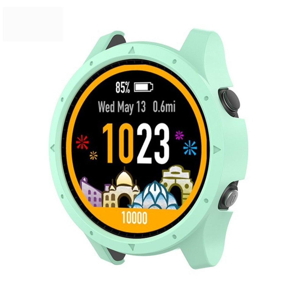 Wewoo - Boîtier de montre Étui de protection Smart Watch PC pour Garmin Forerunner 935 Vert armée - Accessoires montres connectées