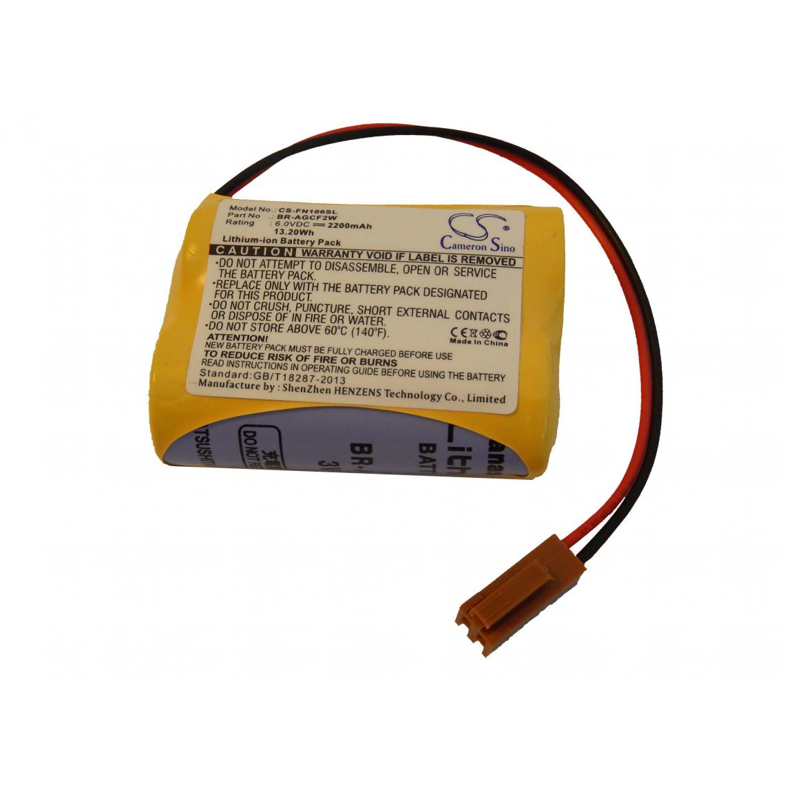 Vhbw - vhbw Batterie compatible avec Ge Fanuc A98L-0031-0011, Beta iSV Amplifier PLC Contrôleur Logique Programmable (2200mAh, 6V, Li-ion) - Autre appareil de mesure