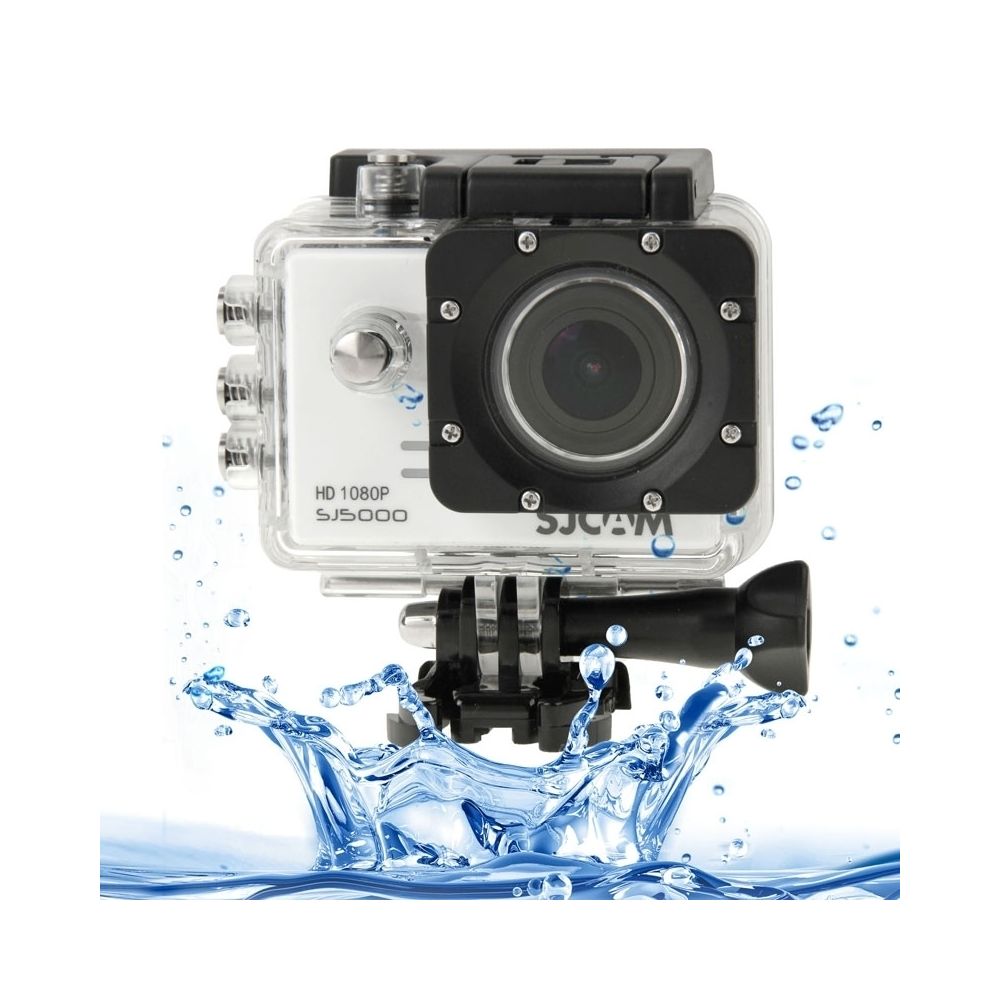 Wewoo - Caméra sport blanc Full HD 1080P 2.0 pouces écran LCD Caméscope Sports avec étui étanche, capteur CMOS 14.0 méga, 30m étanche - Caméras Sportives