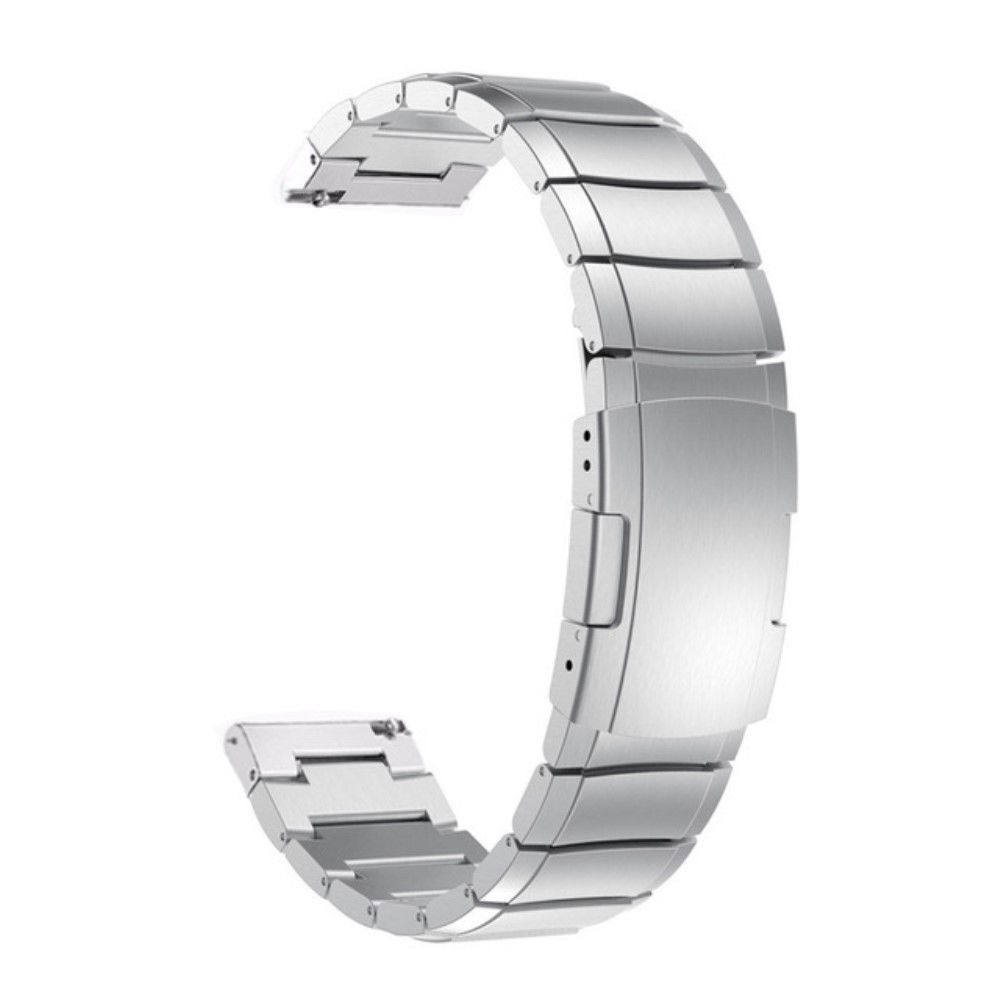 marque generique - Bracelet en métal une perle argent pour votre Garmin Move Luxe/Move Style/Move 3/Move Venu 20mm - Accessoires bracelet connecté