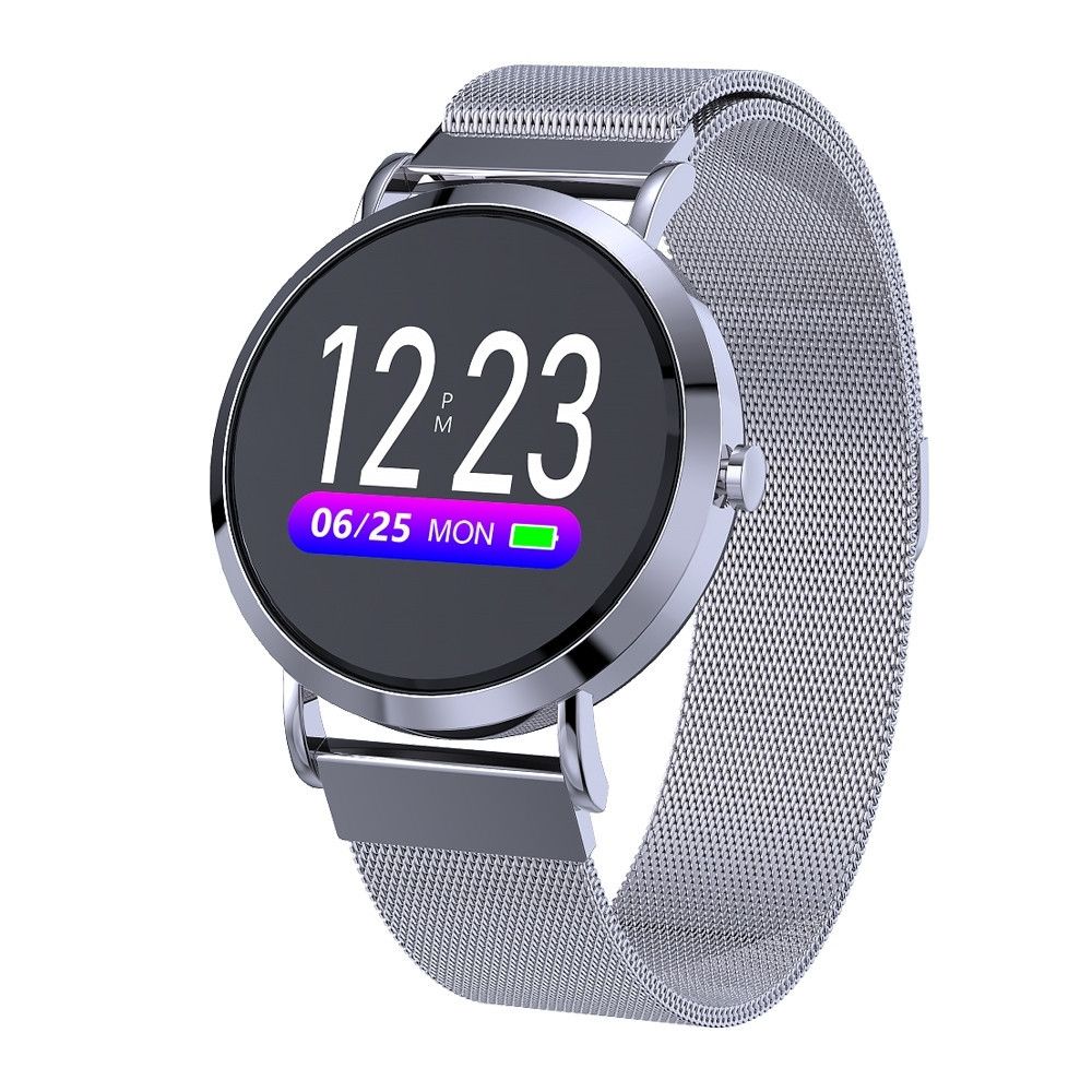 Wewoo - CV08C 1,0 pouces TN écran couleur Smart Bracelet IP67 étanche, bracelet de montre en métal, soutien rappel d'appel / surveillance de la fréquence cardiaque / surveillance du sommeil / rappel sédentaire (argent) - Bracelet connecté