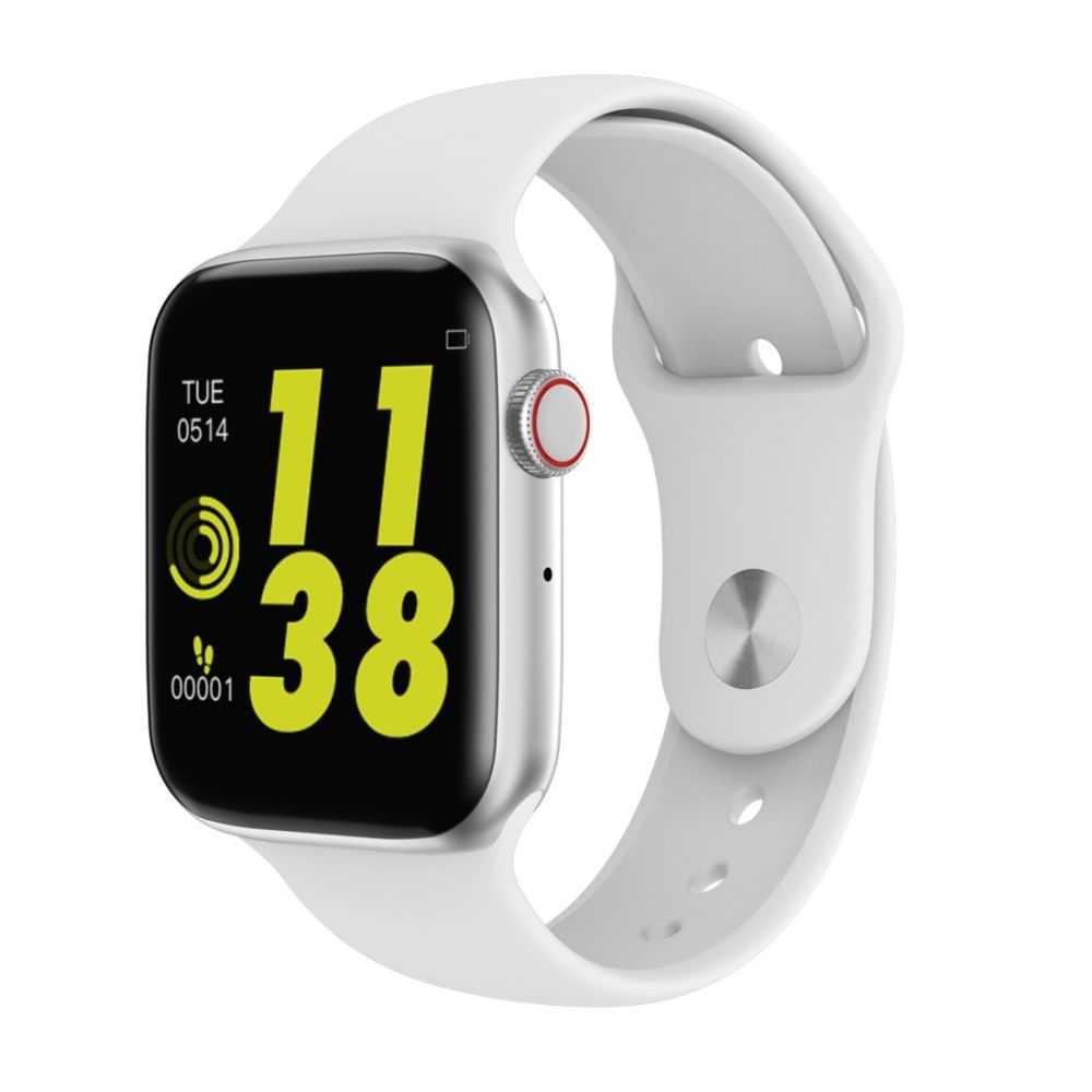 Wewoo - Bracelet connecté Smartwatch W34 avec écran couleur 1,54 pouces IPSrappel d'appel de soutien / surveillance de la fréquence cardiaque / du sommeil / rappel des sédentaires / ECG argent - Bracelet connecté