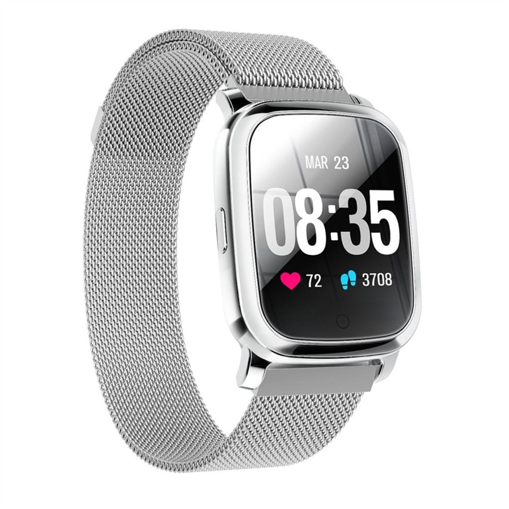 Wewoo - Bracelet connecté Smartwatch en acier de la montre TFT couleur CV06 de 1,3 poucesrappel des appels de soutien / surveillance de la fréquence cardiaque / de la pression artérielle / du sommeil / de l'oxygène dans l - Bracelet connecté