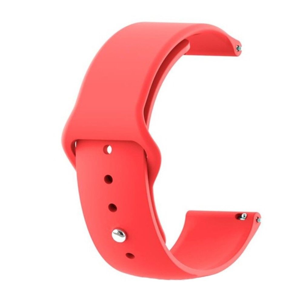 marque generique - Bracelet en silicone flexible rouge pour votre Samsung Galaxy Watch Active 40mm SM-R500 - Accessoires bracelet connecté