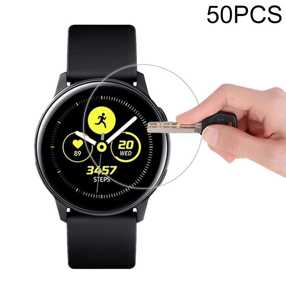 Wewoo - Protection écran 50 PCS pour Galaxy Watch Active 0.26mm 2.5D Film de verre trempé - Accessoires montres connectées