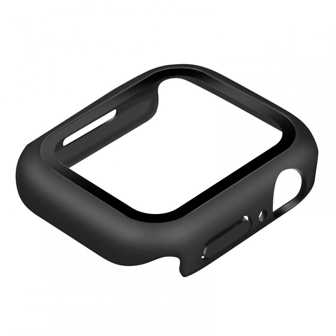 Avizar - Coque Apple Watch Serie 7 (41mm) Rigide Finition Soft-touch Enkay noir - Accessoires Apple Watch