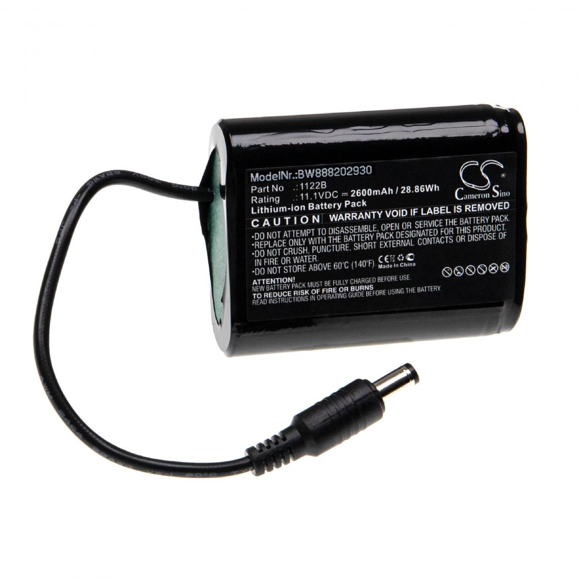 Vhbw - vhbw Batterie compatible avec Venture Heat MC-1645, ZMCB2200 gants chauffants pour moto (2600mAh, 11,1V, Li-ion) - Autre appareil de mesure