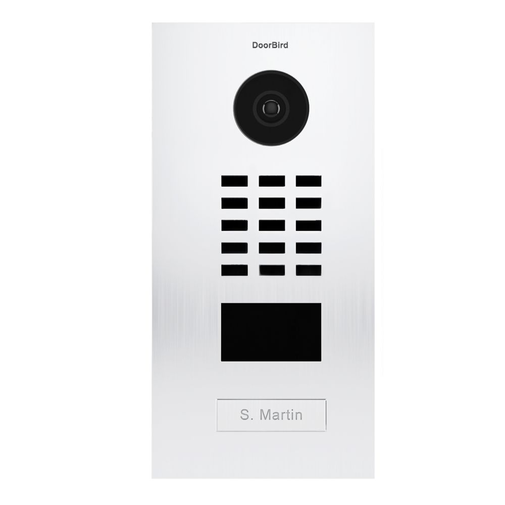Doorbird - Portier vidéo IP D2101V RAL 9016 - Sonnette et visiophone connecté