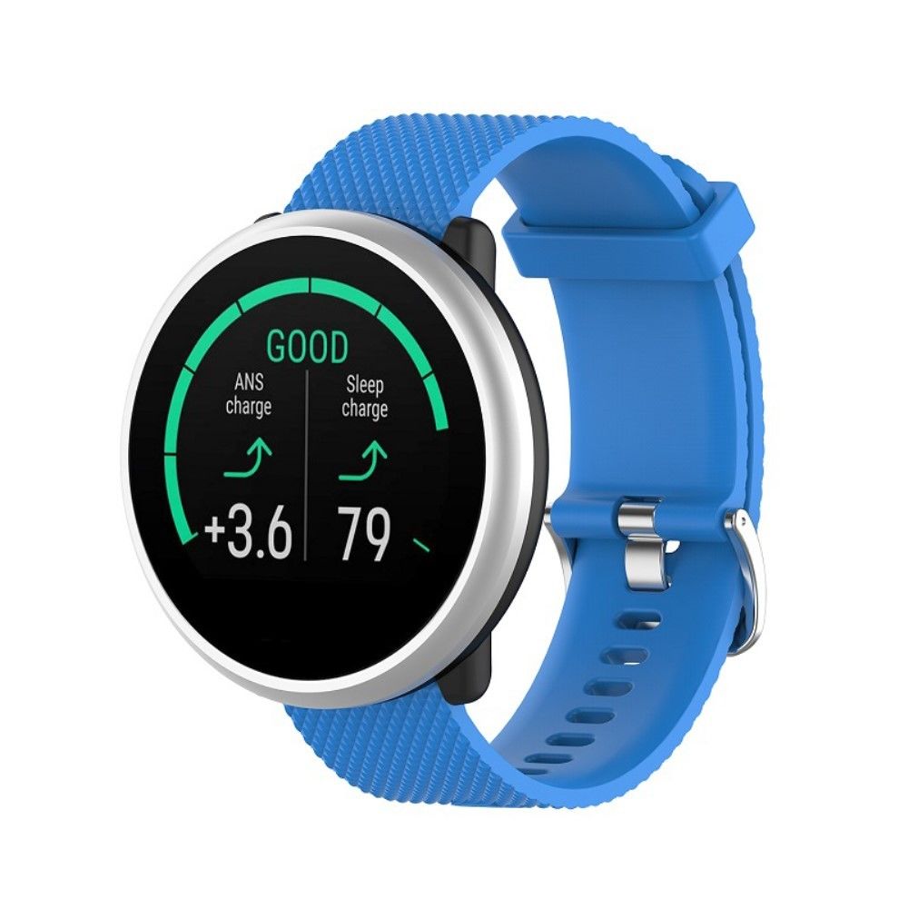 marque generique - Bracelet en silicone 20 mm souple bleu ciel pour votre Polar Ignite Smart Watch - Accessoires bracelet connecté