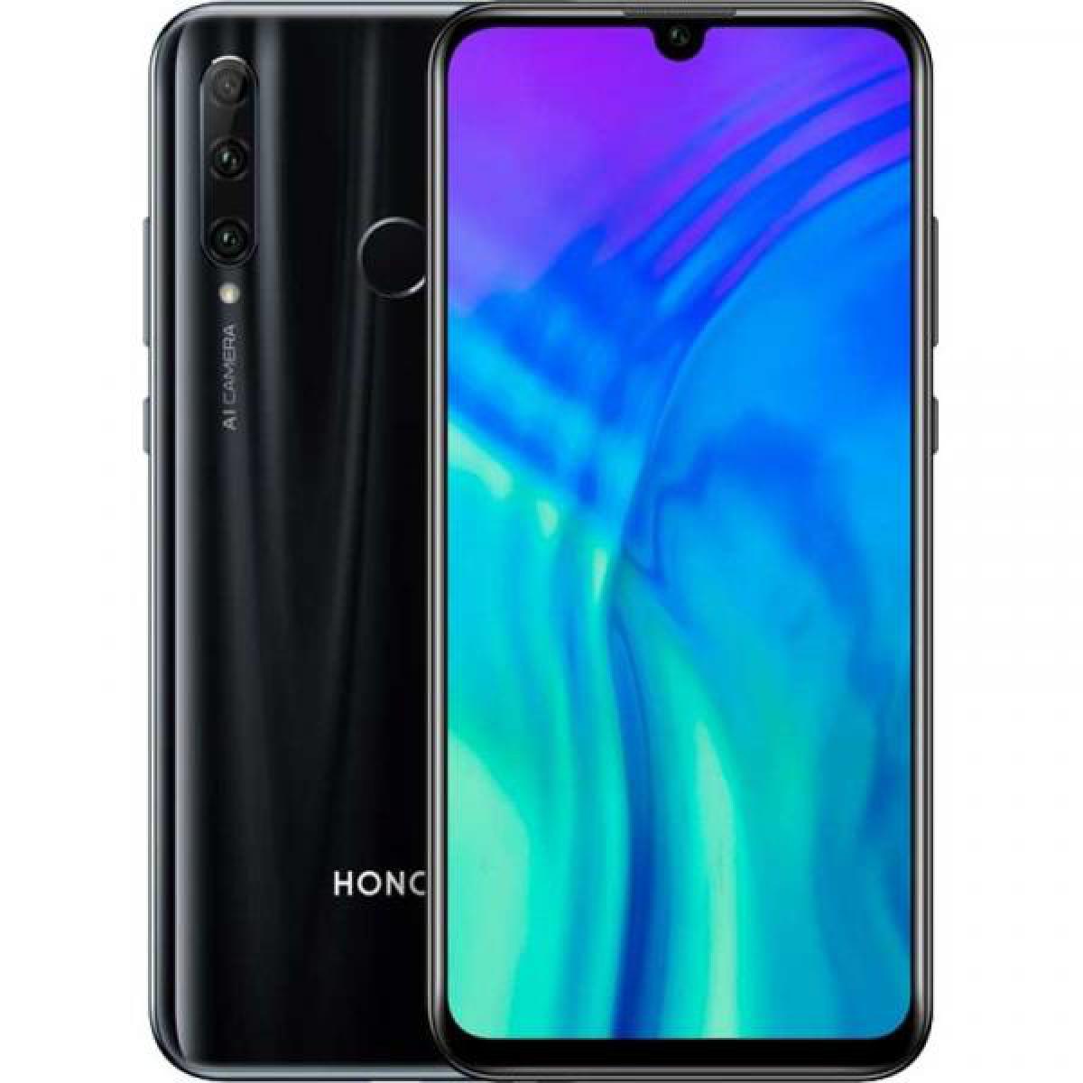 Huawei - Huawei Honor 20 Lite 4G 128GB Dual-SIM midnight black EU - Bracelet connecté