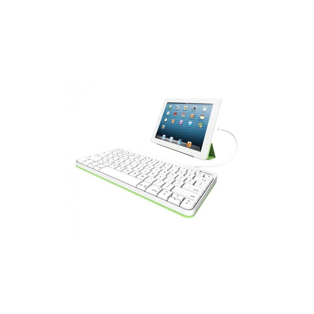 Logitech - Logitech Wired Keyboard for iPad Lightning white QWERTY EU (Nordic) - Bracelet connecté