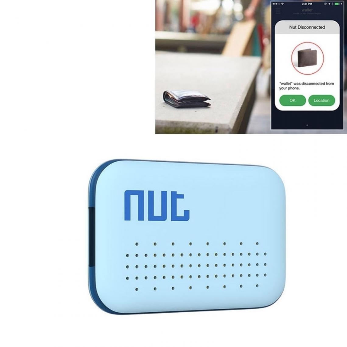 Wewoo - Alarme Anti perte bleu pour iPhone, Galaxy, Huawei, Xiaomi, LG, HTC et autres smartphone Écrou Mini Intelligent Bluetooth 4.0 Anti Suivi Tag Patch, - Accessoires sécurité connectée