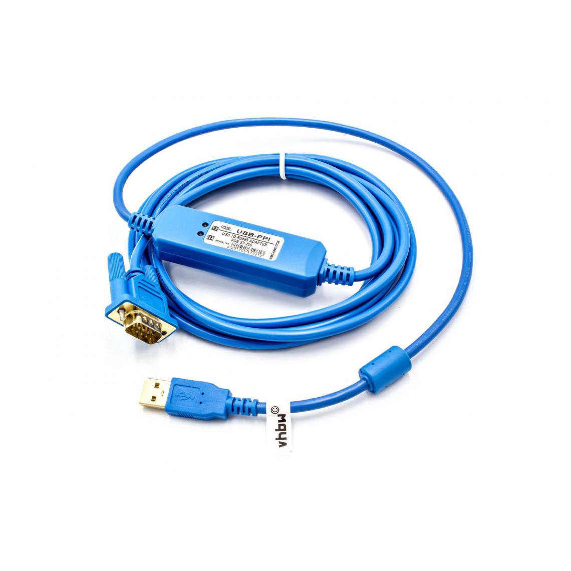 Vhbw - vhbw Câble USB de programmation PLC remplacement pour Siemens 6ES7 901-3DB30-0XA0 pour radio - Adaptateur interface sérielle + CD de pilotes, bleu - Autre appareil de mesure